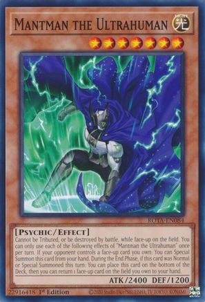 Mantman the Ultrahuman (ROTA-EN084) - Rage of the Abyss 1st Edition - Premium Yugioh Single from Konami - Just $0.25! Shop now at Game Crave Tournament Store