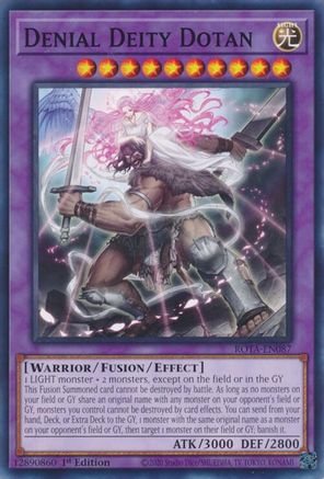 Denial Deity Dotan (ROTA-EN087) - Rage of the Abyss 1st Edition - Premium Yugioh Single from Konami - Just $0.25! Shop now at Game Crave Tournament Store