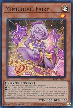 Mimighoul Fairy (ROTA-EN091) - Rage of the Abyss 1st Edition - Premium Yugioh Single from Konami - Just $0.25! Shop now at Game Crave Tournament Store