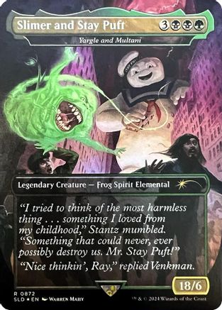 Slimer and Stay Puft - Yargle and Multani (SLD-872) - Secret Lair Drop Series - Premium MTG Single from Wizards of the Coast - Just $1.71! Shop now at Game Crave Tournament Store