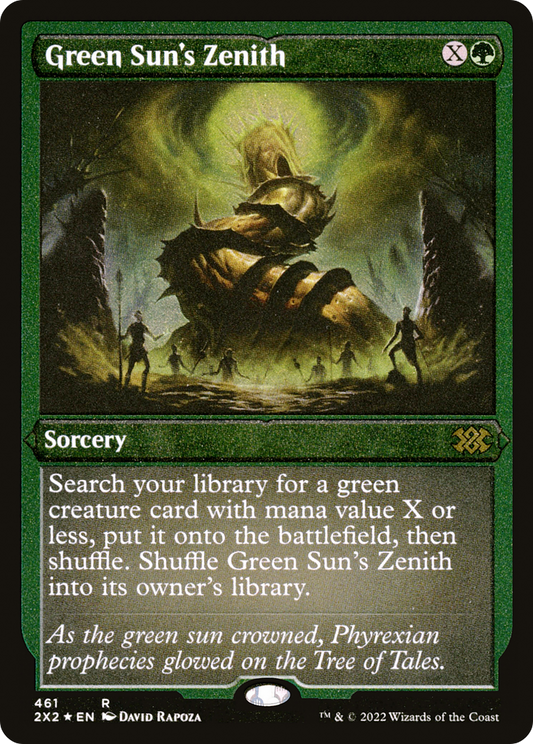 Green Sun's Zenith (Foil Etched) (2X2-461) - Double Masters 2022 Foil