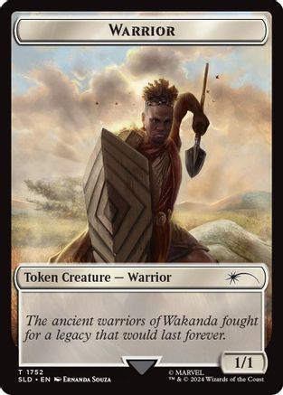 Warrior (SLD-1752) - Secret Lair Drop (Borderless) Foil - Premium MTG Single from Wizards of the Coast - Just $0.38! Shop now at Game Crave Tournament Store