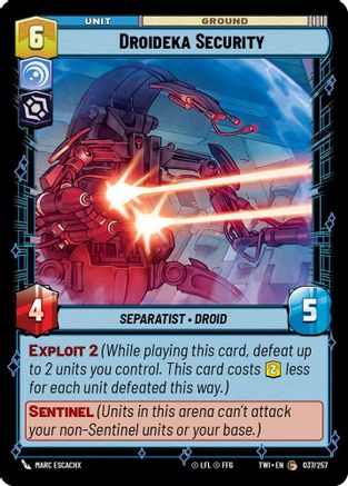 Droideka Security (037/257) - Twilight of the Republic - Premium Star Wars: Unlimited Single from Twilight of the Republic - Just $0.08! Shop now at Game Crave Tournament Store