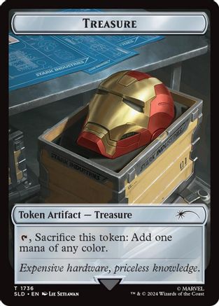 Treasure (SLD-1736) - Secret Lair Drop (Borderless) Foil - Premium MTG Single from Wizards of the Coast - Just $1.90! Shop now at Game Crave Tournament Store