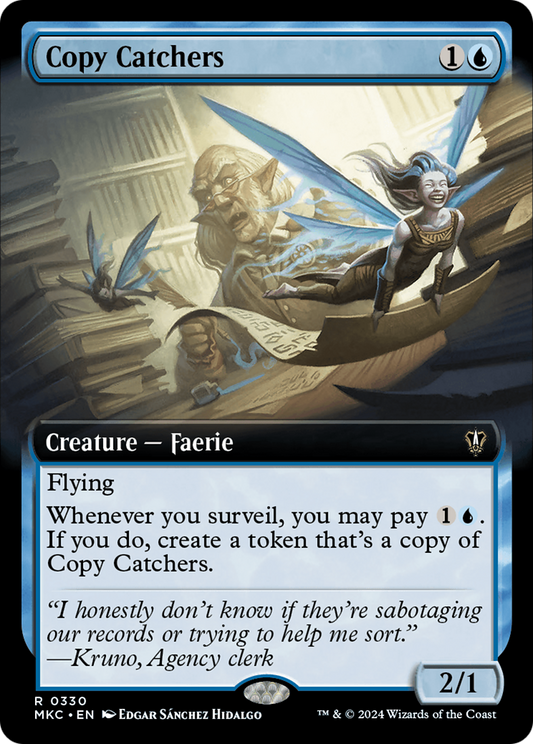 Copy Catchers (MKC-330) - Murders at Karlov Manor Commander: (Extended Art) - Premium MTG Single from Wizards of the Coast - Just $0.25! Shop now at Game Crave Tournament Store