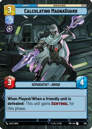 Calculating MagnaGuard (Hyperspace) (306) - Twilight of the Republic - Premium Star Wars: Unlimited Single from Twilight of the Republic - Just $0.43! Shop now at Game Crave Tournament Store