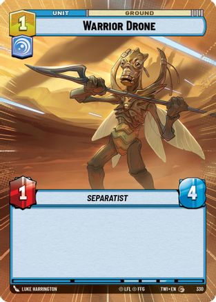 Warrior Drone (Hyperspace) (330) - Twilight of the Republic Foil - Premium Star Wars: Unlimited Single from Twilight of the Republic - Just $0.08! Shop now at Game Crave Tournament Store