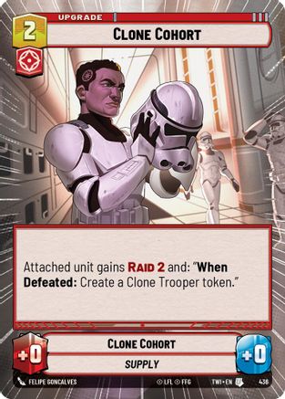 Clone Cohort (Hyperspace) (436) - Twilight of the Republic - Premium Star Wars: Unlimited Single from Twilight of the Republic - Just $0.08! Shop now at Game Crave Tournament Store