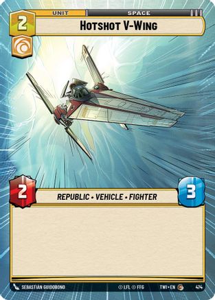 Hotshot V-Wing (Hyperspace) (474) - Twilight of the Republic - Premium Star Wars: Unlimited Single from Twilight of the Republic - Just $0.08! Shop now at Game Crave Tournament Store