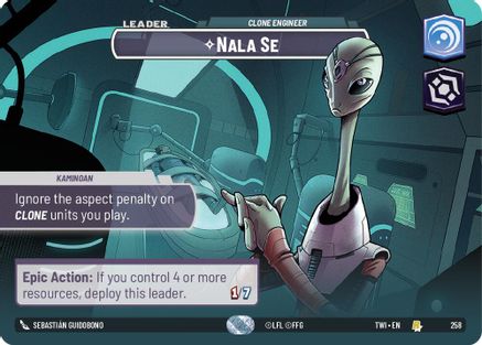 Nala Se - Clone Engineer (Showcase) (258) - Twilight of the Republic Foil - Premium Star Wars: Unlimited Single from Twilight of the Republic - Just $26.17! Shop now at Game Crave Tournament Store