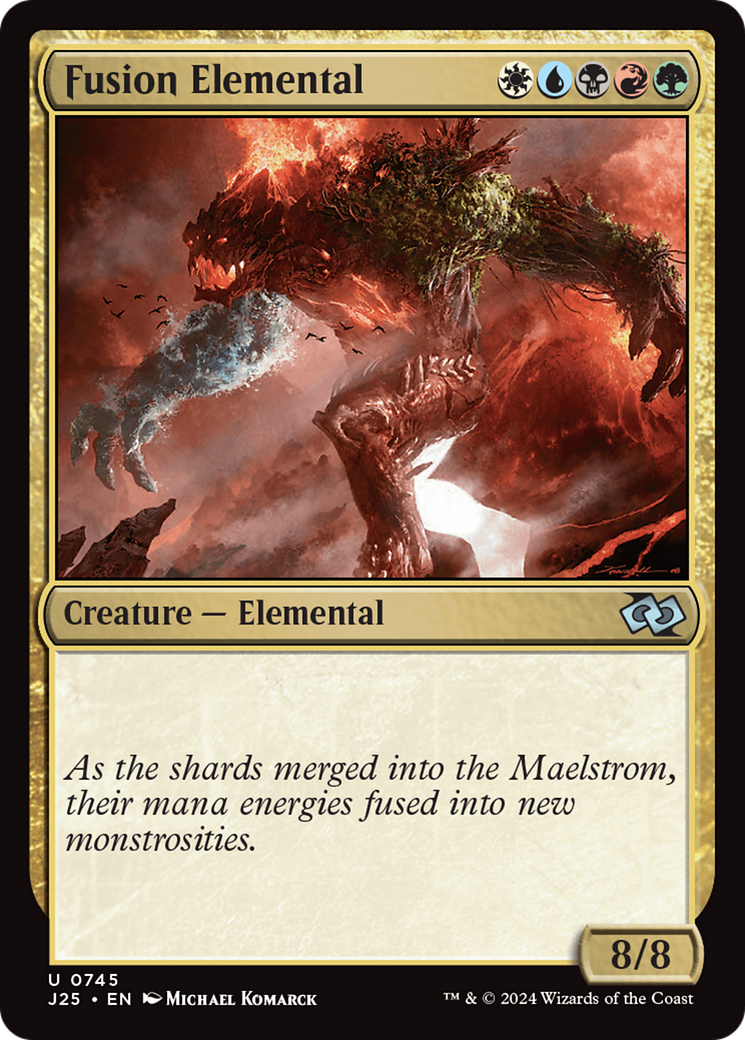 Fusion Elemental (J25-745) - Foundations Jumpstart - Premium MTG Single from Wizards of the Coast - Just $0.25! Shop now at Game Crave Tournament Store