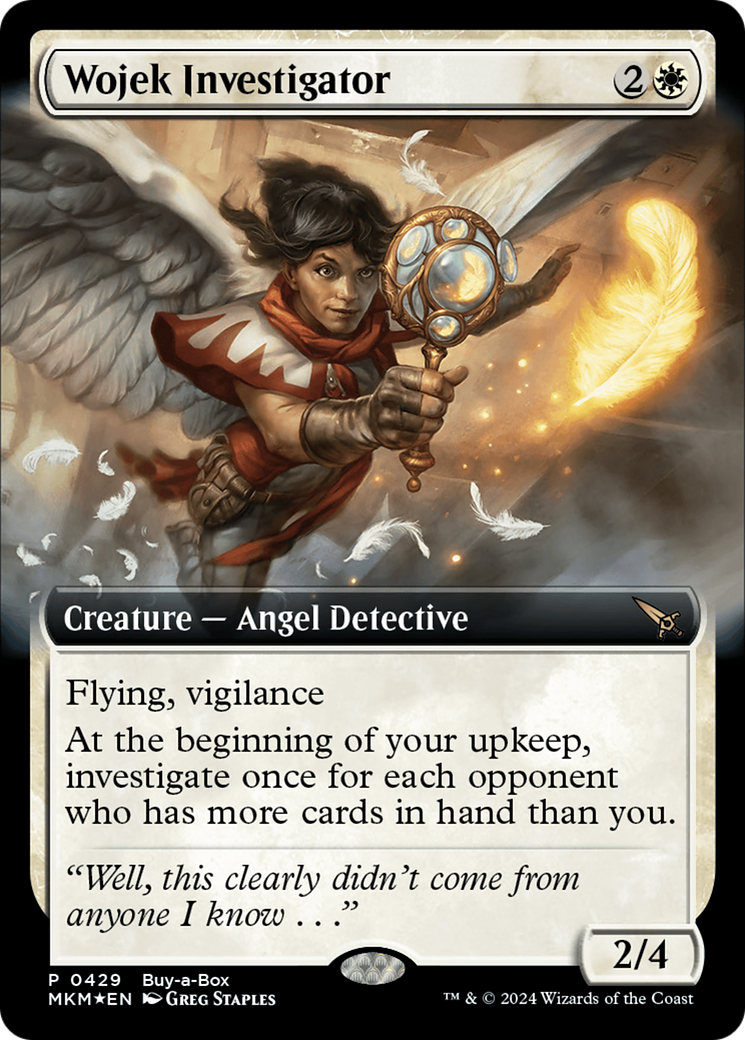 Wojek Investigator (MKM-429) - Murders at Karlov Manor: (Extended Art) Foil - Premium MTG Single from Wizards of the Coast - Just $0.37! Shop now at Game Crave Tournament Store