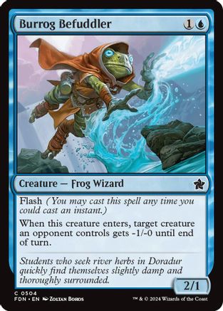 Burrog Befuddler (-504) - Foundations - Premium MTG Single from Wizards of the Coast - Just $0.25! Shop now at Game Crave Tournament Store