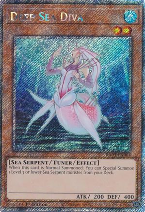 Deep Sea Diva (Platinum Secret Rare) (RA03-EN004) - Quarter Century Bonanza 1st Edition - Premium Yugioh Single from Konami - Just $0.90! Shop now at Game Crave Tournament Store