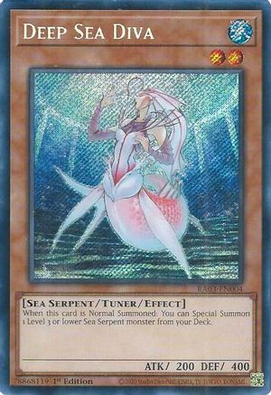 Deep Sea Diva (Secret Rare) (RA03-EN004) - Quarter Century Bonanza 1st Edition - Premium Yugioh Single from Konami - Just $0.32! Shop now at Game Crave Tournament Store