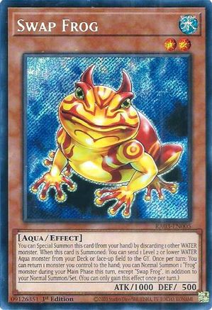 Swap Frog (Secret Rare) (RA03-EN005) - Quarter Century Bonanza 1st Edition - Premium Yugioh Single from Konami - Just $0.28! Shop now at Game Crave Tournament Store