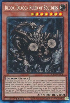 Redox, Dragon Ruler of Boulders (PCR) (RA03-EN008) - Quarter Century Bonanza 1st Edition - Premium Yugioh Single from Konami - Just $1.27! Shop now at Game Crave Tournament Store