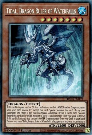Tidal, Dragon Ruler of Waterfalls (PCR) (RA03-EN009) - Quarter Century Bonanza 1st Edition - Premium Yugioh Single from Konami - Just $1.80! Shop now at Game Crave Tournament Store