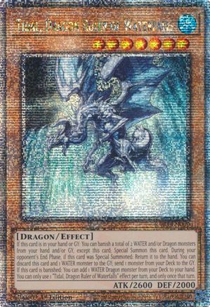 Tidal, Dragon Ruler of Waterfalls (Quarter Century Secret Rare) (RA03-EN009) - Quarter Century Bonanza 1st Edition - Premium Yugioh Single from Konami - Just $17.17! Shop now at Game Crave Tournament Store