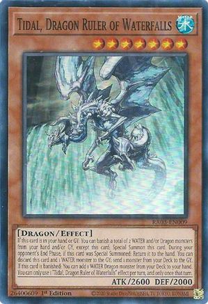 Tidal, Dragon Ruler of Waterfalls (RA03-EN009) - Quarter Century Bonanza 1st Edition - Premium Yugioh Single from Konami - Just $0.25! Shop now at Game Crave Tournament Store