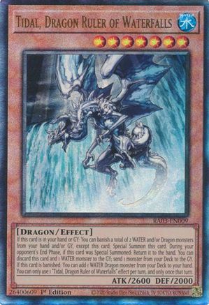 Tidal, Dragon Ruler of Waterfalls (PUR) (RA03-EN009) - Quarter Century Bonanza 1st Edition - Premium Yugioh Single from Konami - Just $2.11! Shop now at Game Crave Tournament Store