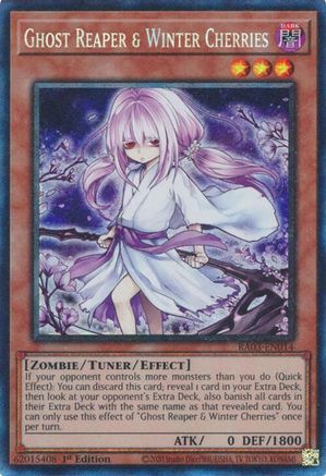 Ghost Reaper & Winter Cherries (Alternate Art) (PCR) (RA03-EN014) - Quarter Century Bonanza 1st Edition - Premium Yugioh Single from Konami - Just $0.39! Shop now at Game Crave Tournament Store