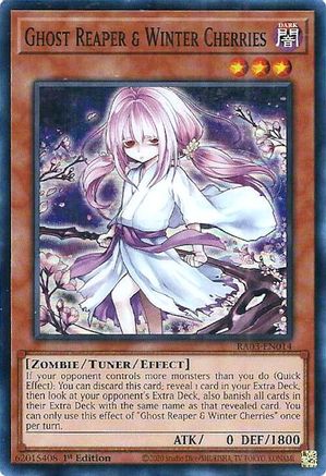Ghost Reaper & Winter Cherries (Alternate Art) (RA03-EN014) - Quarter Century Bonanza 1st Edition - Premium Yugioh Single from Konami - Just $0.25! Shop now at Game Crave Tournament Store