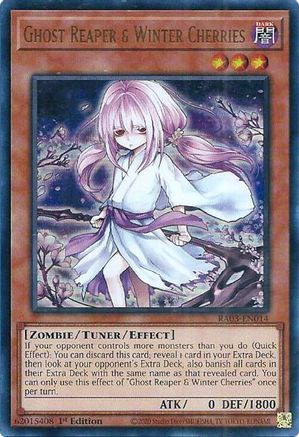 Ghost Reaper & Winter Cherries (Alternate Art) (UR) (RA03-EN014) - Quarter Century Bonanza 1st Edition - Premium Yugioh Single from Konami - Just $0.25! Shop now at Game Crave Tournament Store