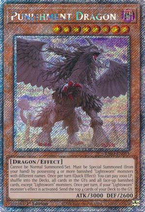 Punishment Dragon (Platinum Secret Rare) (RA03-EN015) - Quarter Century Bonanza 1st Edition - Premium Yugioh Single from Konami - Just $0.50! Shop now at Game Crave Tournament Store