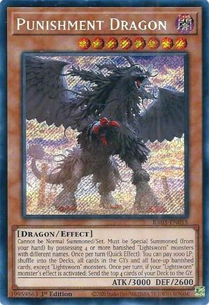 Punishment Dragon (Secret Rare) (RA03-EN015) - Quarter Century Bonanza 1st Edition - Premium Yugioh Single from Konami - Just $0.25! Shop now at Game Crave Tournament Store