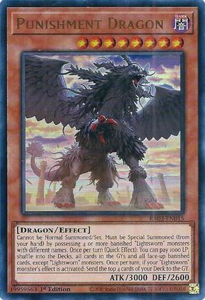 Punishment Dragon (UR) (RA03-EN015) - Quarter Century Bonanza 1st Edition - Premium Yugioh Single from Konami - Just $0.25! Shop now at Game Crave Tournament Store