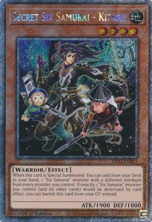 Secret Six Samurai - Kizaru (Platinum Secret Rare) (RA03-EN017) - Quarter Century Bonanza 1st Edition - Premium Yugioh Single from Konami - Just $0.47! Shop now at Game Crave Tournament Store