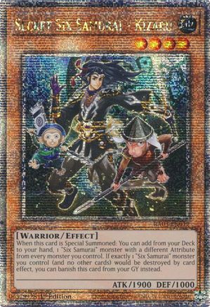 Secret Six Samurai - Kizaru (Quarter Century Secret Rare) (RA03-EN017) - Quarter Century Bonanza 1st Edition - Premium Yugioh Single from Konami - Just $1.57! Shop now at Game Crave Tournament Store