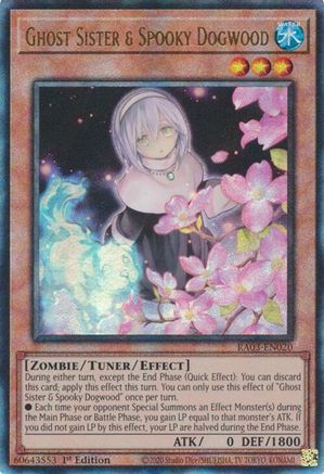 Ghost Sister & Spooky Dogwood (Alternate Art) (PUR) (RA03-EN020) - Quarter Century Bonanza 1st Edition - Premium Yugioh Single from Konami - Just $0.66! Shop now at Game Crave Tournament Store