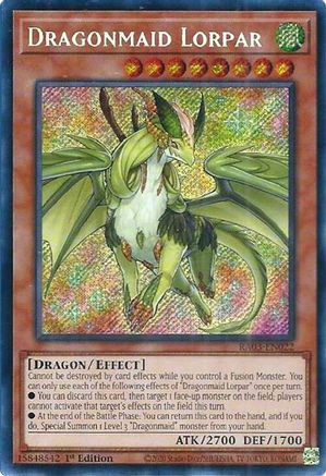 Dragonmaid Lorpar (Secret Rare) (RA03-EN022) - Quarter Century Bonanza 1st Edition - Premium Yugioh Single from Konami - Just $0.25! Shop now at Game Crave Tournament Store