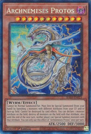 Archnemeses Protos (PCR) (RA03-EN023) - Quarter Century Bonanza 1st Edition - Premium Yugioh Single from Konami - Just $0.56! Shop now at Game Crave Tournament Store