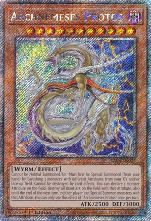 Archnemeses Protos (Platinum Secret Rare) (RA03-EN023) - Quarter Century Bonanza 1st Edition - Premium Yugioh Single from Konami - Just $1.44! Shop now at Game Crave Tournament Store