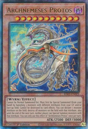Archnemeses Protos (PUR) (RA03-EN023) - Quarter Century Bonanza 1st Edition - Premium Yugioh Single from Konami - Just $0.50! Shop now at Game Crave Tournament Store