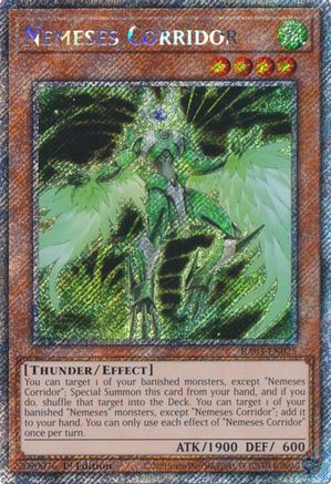 Nemeses Corridor (Platinum Secret Rare) (RA03-EN025) - Quarter Century Bonanza 1st Edition - Premium Yugioh Single from Konami - Just $0.53! Shop now at Game Crave Tournament Store