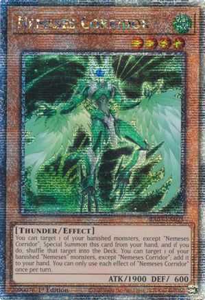 Nemeses Corridor (Quarter Century Secret Rare) (RA03-EN025) - Quarter Century Bonanza 1st Edition - Premium Yugioh Single from Konami - Just $3.50! Shop now at Game Crave Tournament Store