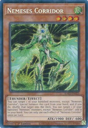 Nemeses Corridor (Secret Rare) (RA03-EN025) - Quarter Century Bonanza 1st Edition - Premium Yugioh Single from Konami - Just $0.26! Shop now at Game Crave Tournament Store
