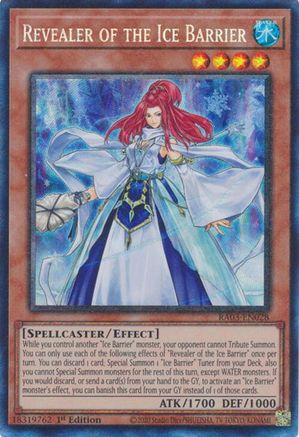 Revealer of the Ice Barrier (PCR) (RA03-EN028) - Quarter Century Bonanza 1st Edition - Premium Yugioh Single from Konami - Just $0.20! Shop now at Game Crave Tournament Store