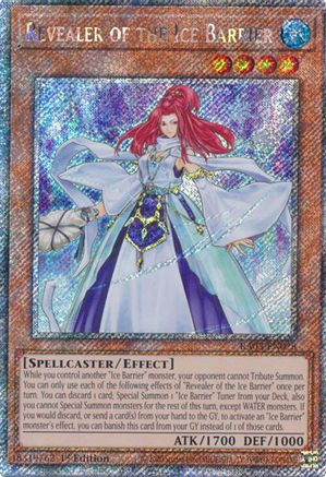 Revealer of the Ice Barrier (Platinum Secret Rare) (RA03-EN028) - Quarter Century Bonanza 1st Edition - Premium Yugioh Single from Konami - Just $0.34! Shop now at Game Crave Tournament Store