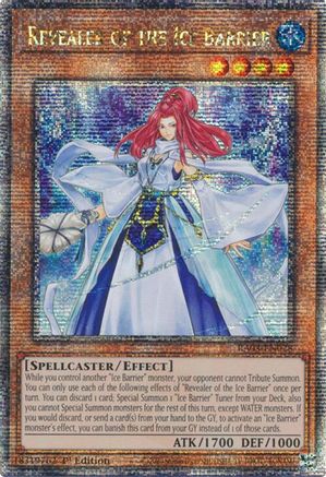 Revealer of the Ice Barrier (Quarter Century Secret Rare) (RA03-EN028) - Quarter Century Bonanza 1st Edition - Premium Yugioh Single from Konami - Just $2.09! Shop now at Game Crave Tournament Store
