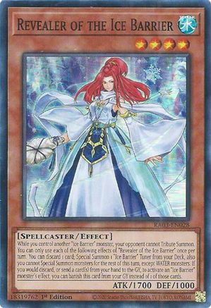 Revealer of the Ice Barrier (RA03-EN028) - Quarter Century Bonanza 1st Edition - Premium Yugioh Single from Konami - Just $0.25! Shop now at Game Crave Tournament Store