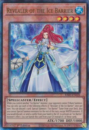 Revealer of the Ice Barrier (PUR) (RA03-EN028) - Quarter Century Bonanza 1st Edition - Premium Yugioh Single from Konami - Just $0.25! Shop now at Game Crave Tournament Store
