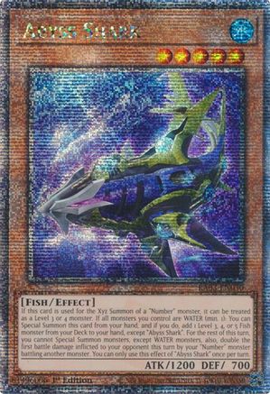 Abyss Shark (Quarter Century Secret Rare) (RA03-EN030) - Quarter Century Bonanza 1st Edition - Premium Yugioh Single from Konami - Just $2.42! Shop now at Game Crave Tournament Store