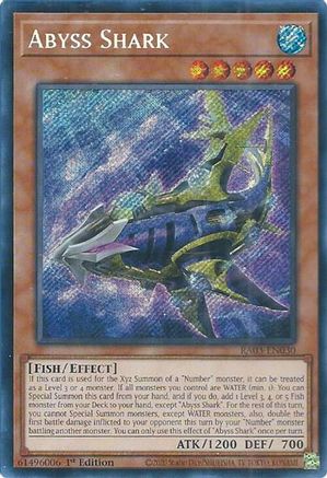 Abyss Shark (Secret Rare) (RA03-EN030) - Quarter Century Bonanza 1st Edition - Premium Yugioh Single from Konami - Just $0.25! Shop now at Game Crave Tournament Store