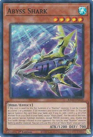 Abyss Shark (RA03-EN030) - Quarter Century Bonanza 1st Edition - Premium Yugioh Single from Konami - Just $0.25! Shop now at Game Crave Tournament Store