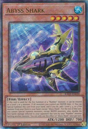 Abyss Shark (PUR) (RA03-EN030) - Quarter Century Bonanza 1st Edition - Premium Yugioh Single from Konami - Just $0.26! Shop now at Game Crave Tournament Store